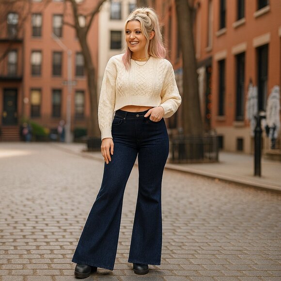 Antonio Melani Denim - Antonio Melani Jeans Straight Leg Dark Wash Everyday Core Denim High Rise sz. 32